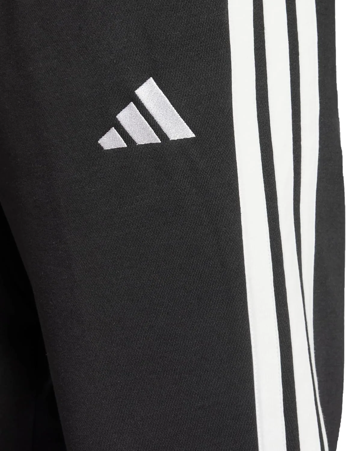 adidas Men's Essentials 3-Stripes Fleece Open Hem Pants