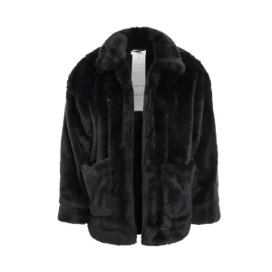 And-Painted Fur Jacket