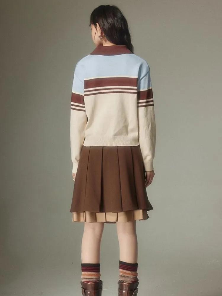 College style thin sweater【s0000003951】