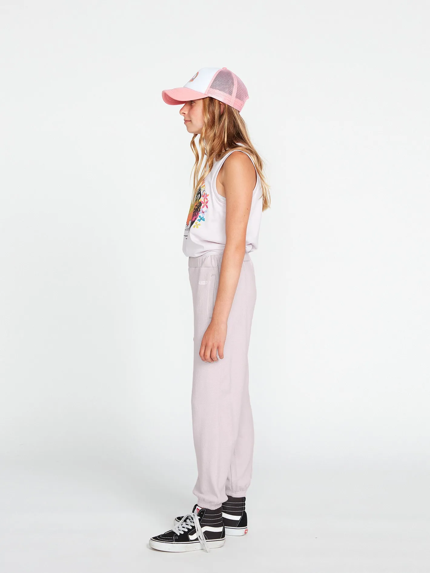 Girls Lived In Lounge Fleece Pants - Lavender
