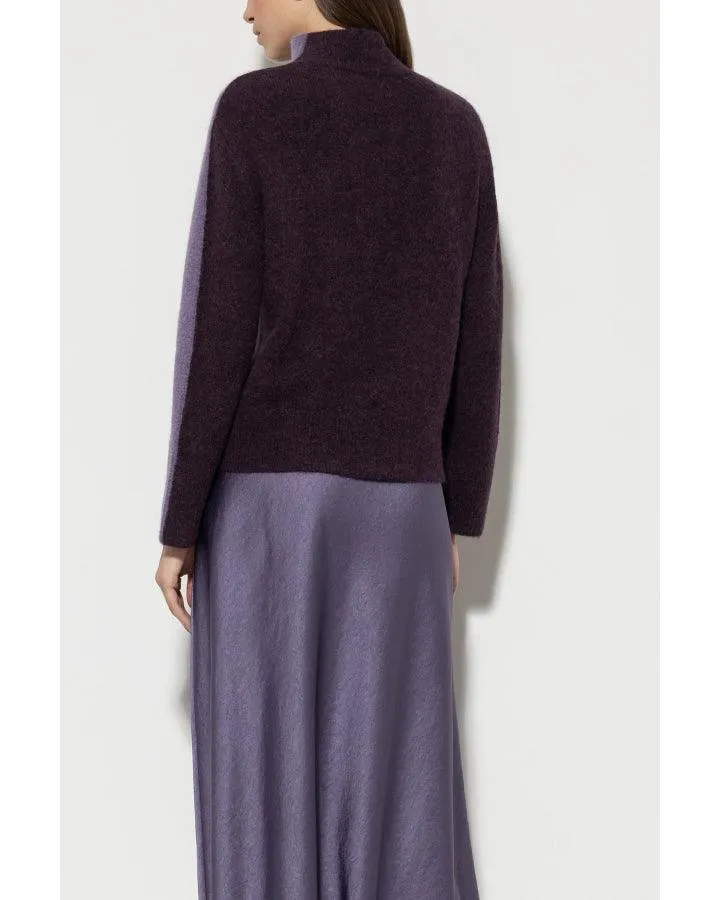 Luisa Cerano Two Tone Alpaca Knit Sweater