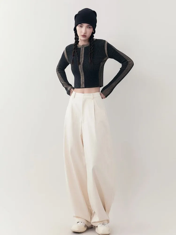 Retro thin Slim knit sweater【s0000006396】