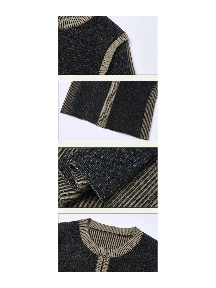 Retro thin Slim knit sweater【s0000006396】