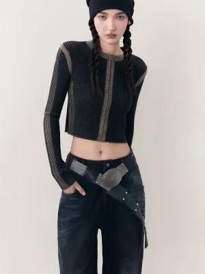 Retro thin Slim knit sweater【s0000006396】