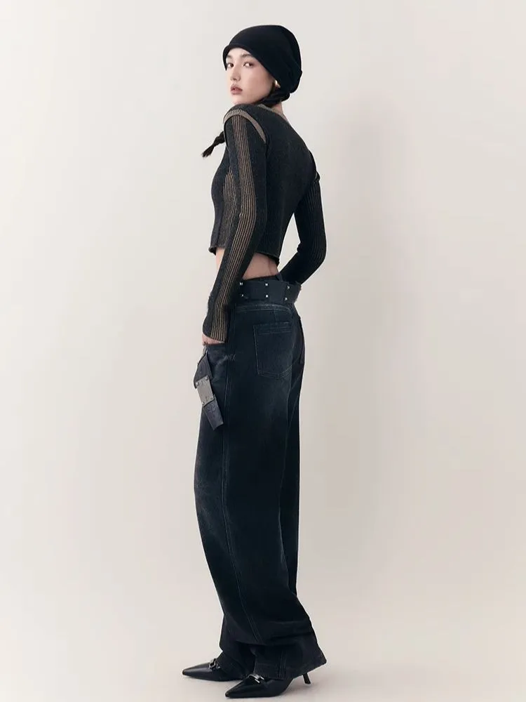 Retro thin Slim knit sweater【s0000006396】