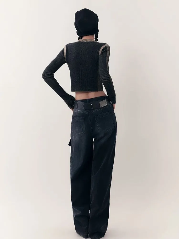 Retro thin Slim knit sweater【s0000006396】