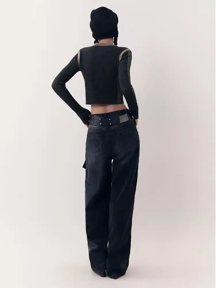 Retro thin Slim knit sweater【s0000006396】