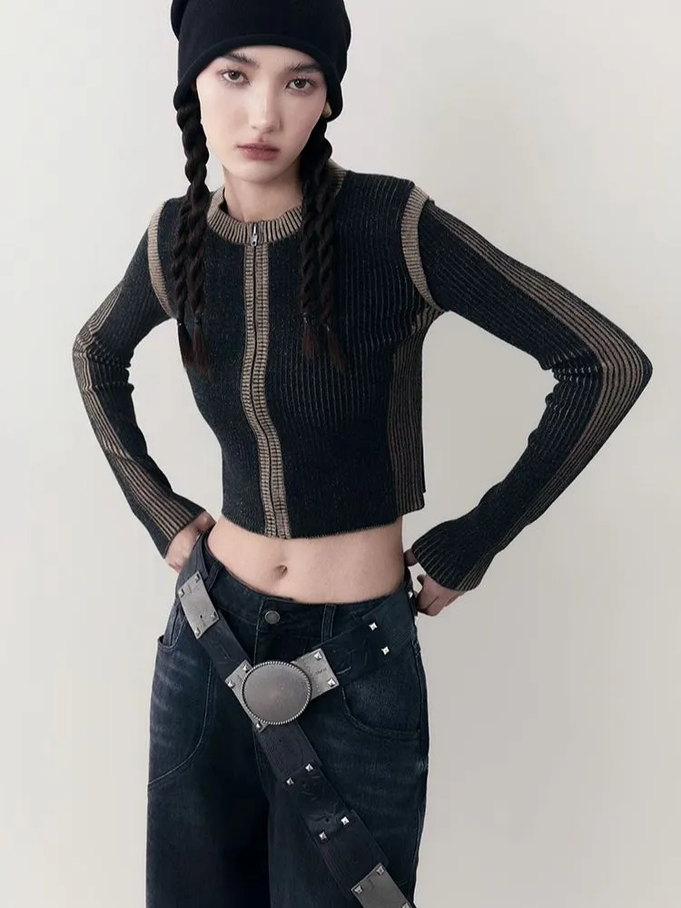 Retro thin Slim knit sweater【s0000006396】