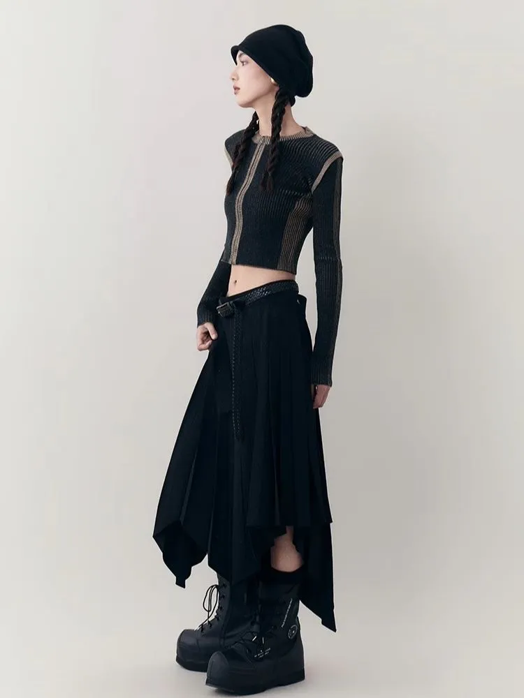 Retro thin Slim knit sweater【s0000006396】