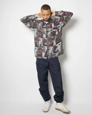 Silk Shirts Long Sleeve Patterned / F