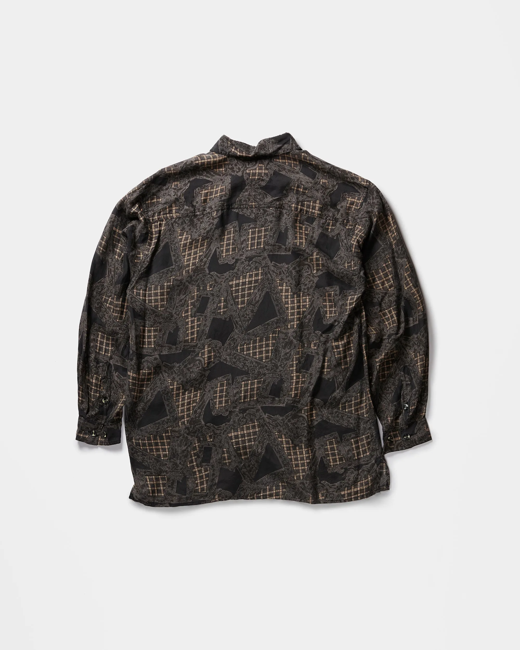 Silk Shirts Long Sleeve Patterned / J