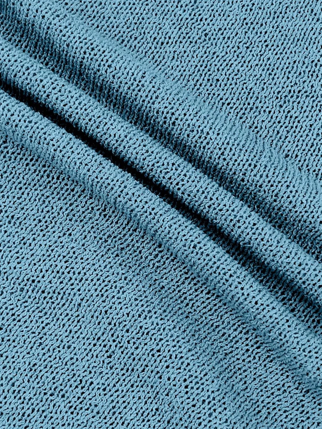SISKIN Casual Solid Color Off-Shoulder Knitted Dress with Tie Straps for Women