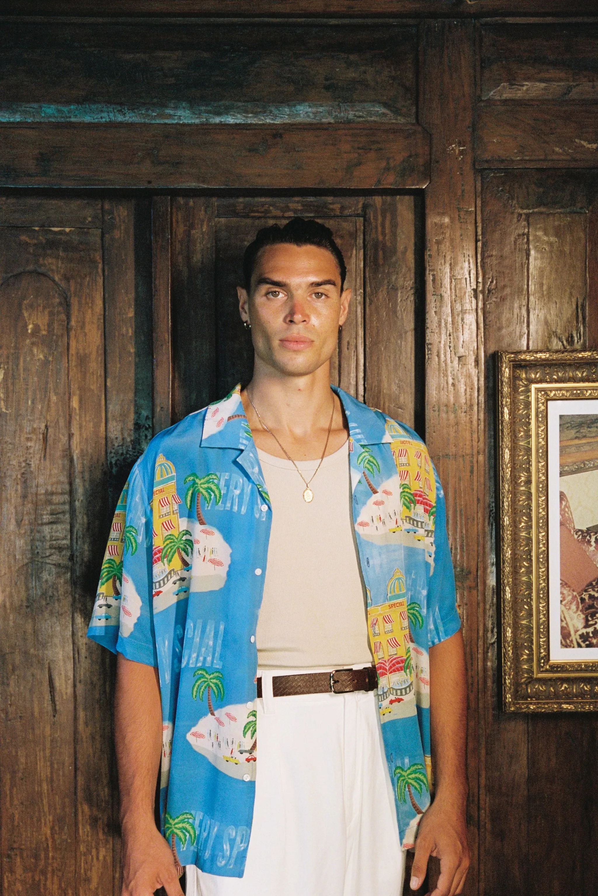 SOMETHING VERY SPECIAL - Hotel Special Resort Shirt - Sky Blue