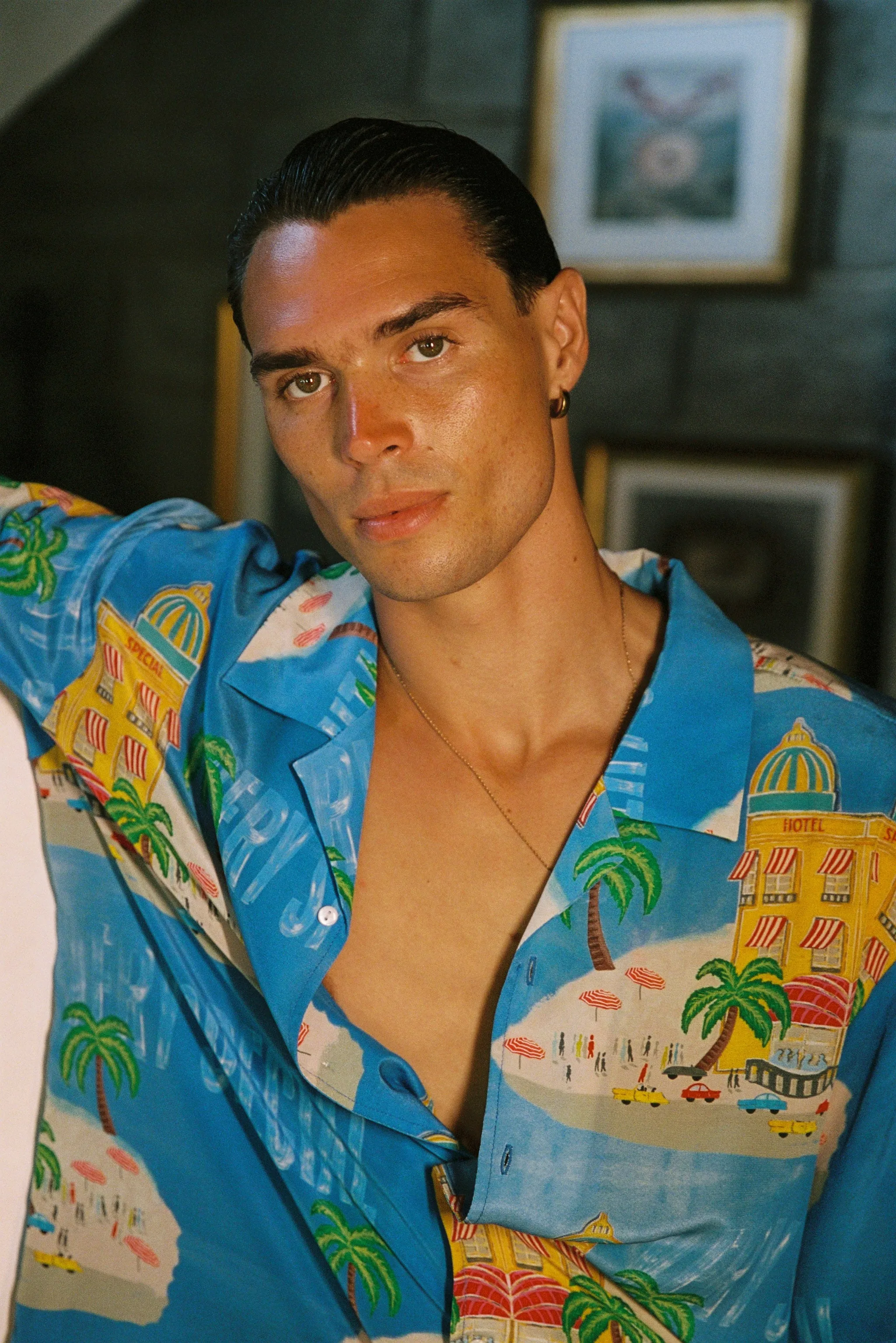 SOMETHING VERY SPECIAL - Hotel Special Resort Shirt - Sky Blue