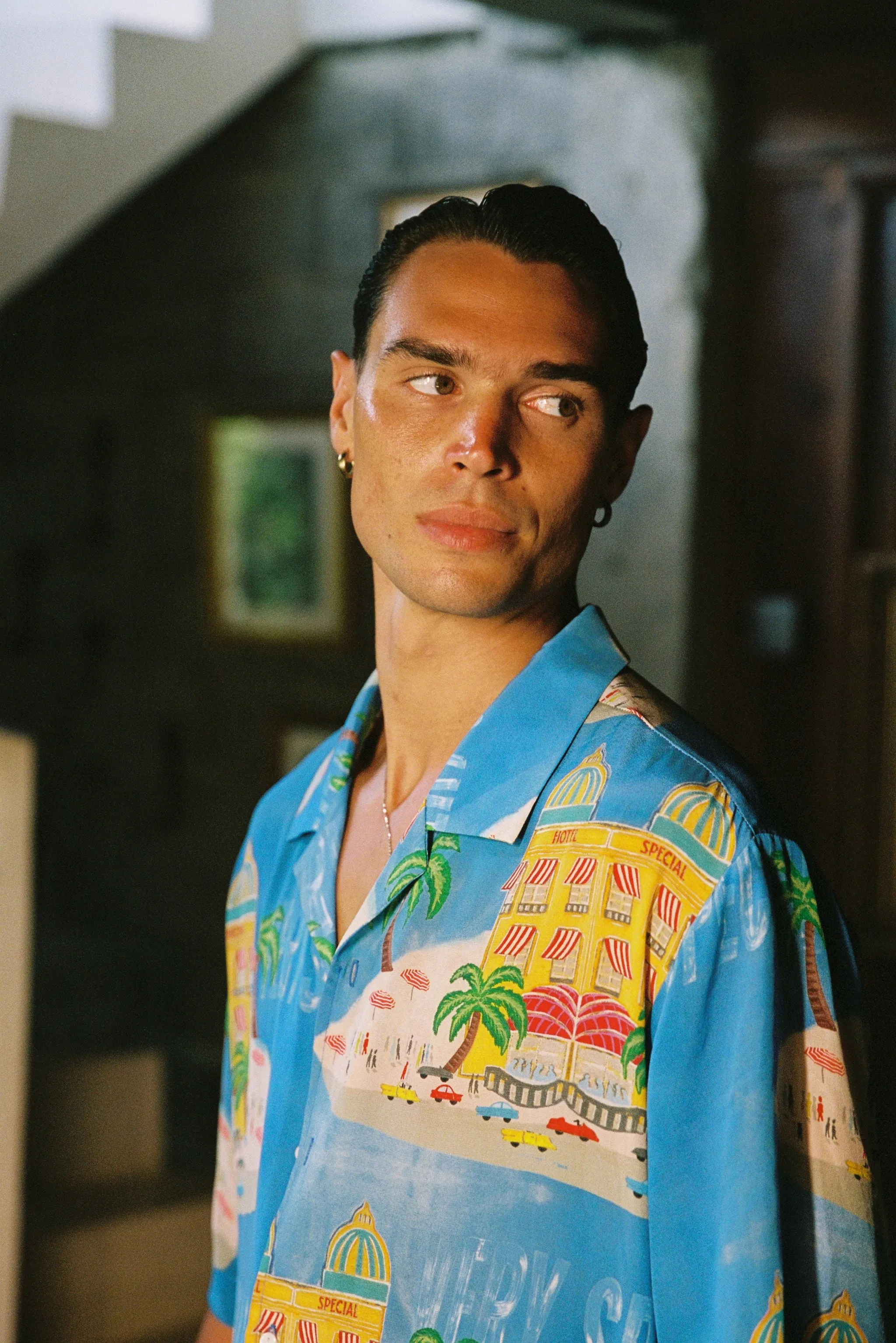 SOMETHING VERY SPECIAL - Hotel Special Resort Shirt - Sky Blue