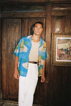SOMETHING VERY SPECIAL - Hotel Special Resort Shirt - Sky Blue