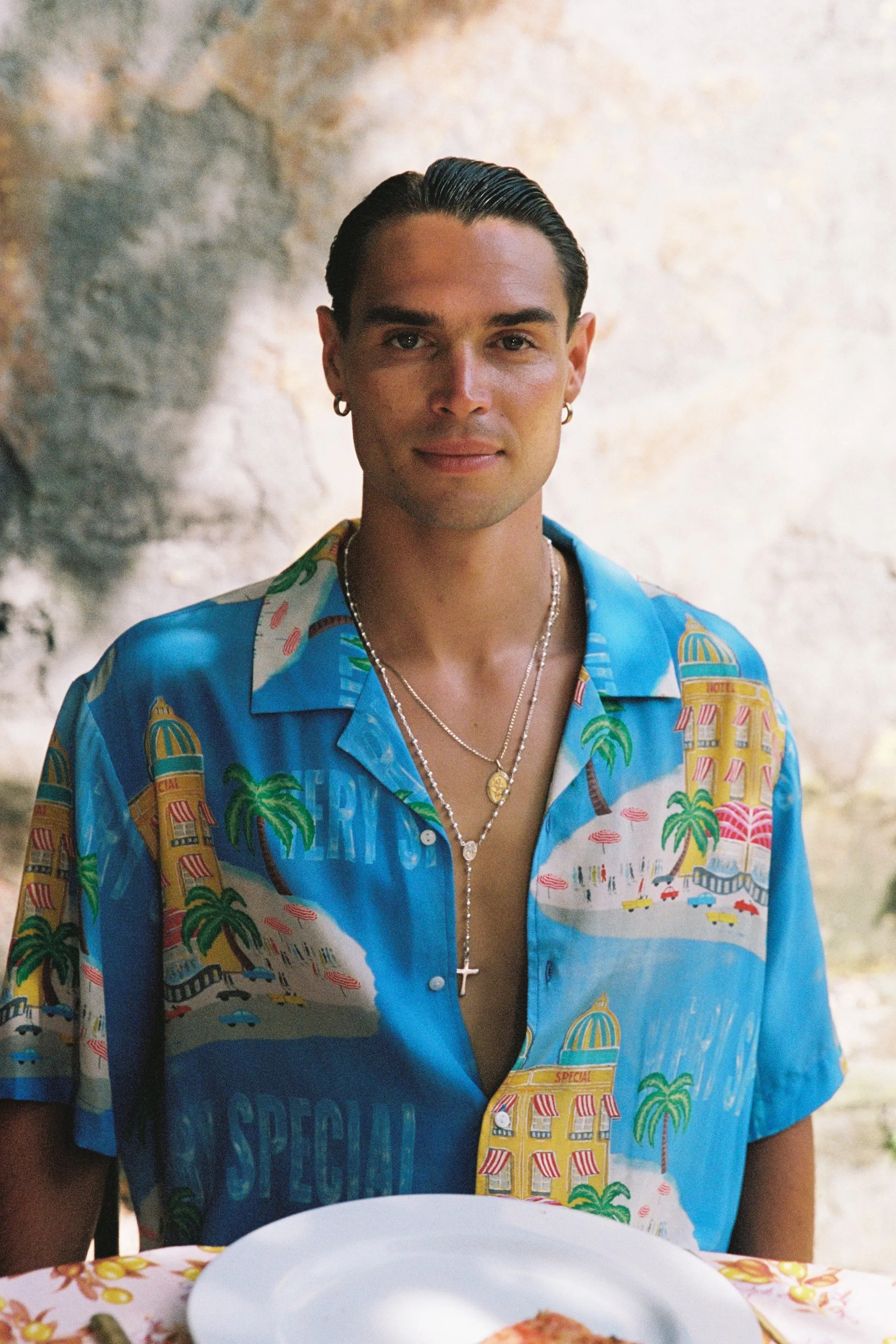 SOMETHING VERY SPECIAL - Hotel Special Resort Shirt - Sky Blue