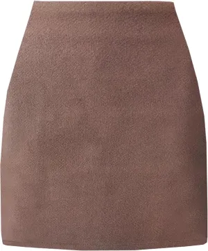 TONCHENGSD Women's High Waist Mini Skirt Wool Bodycon Pencil Mini Skirts