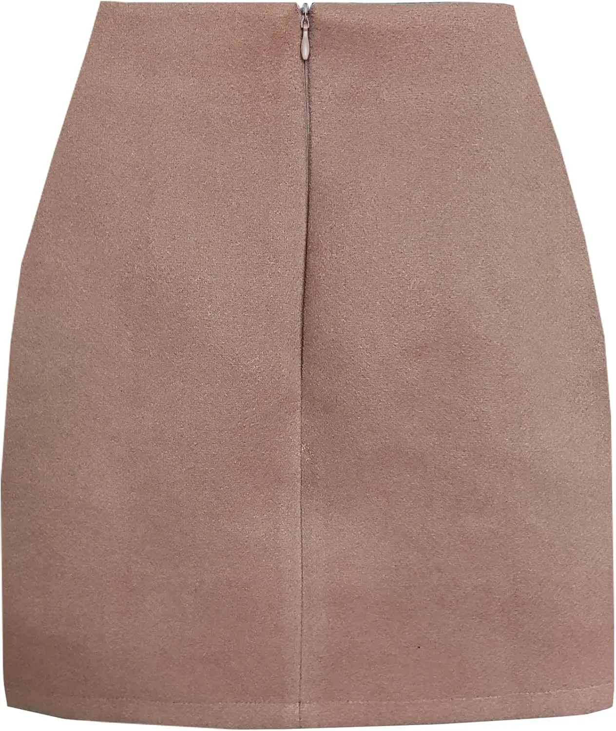 TONCHENGSD Women's High Waist Mini Skirt Wool Bodycon Pencil Mini Skirts