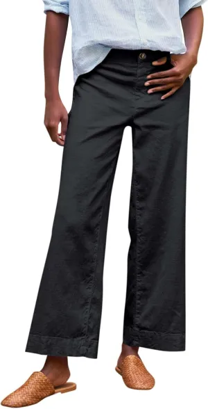 Womens Pants, Casual Pants Linen Loose Peasant Straight Leg Striped Side 2025